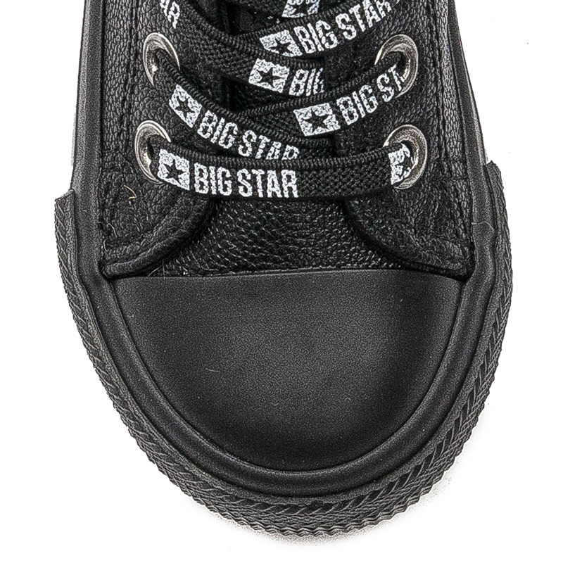 Big Star Trampki dziecięce chłopięce wsuwane Black czarne