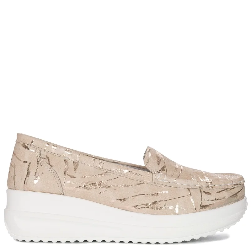 Artiker Beige Women's Flat Shoes