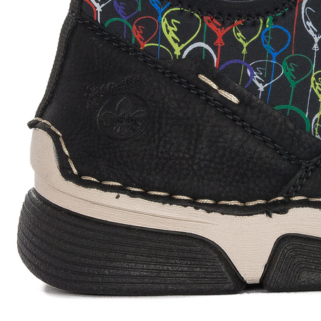 Rieker 45957-00 Black Low Shoes