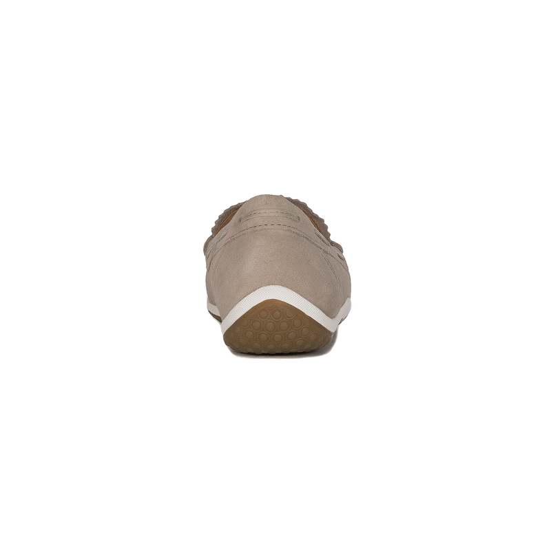 Geox Women's leather moccasins beige Lt Taupe