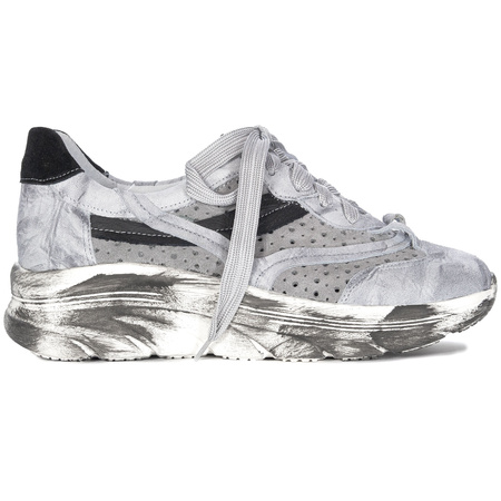 Maciejka Półbuty Sneakersy Damskie Popiel