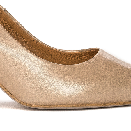 Visconi Casmir Gold leather women's Pumps