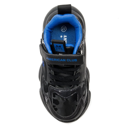 American Club BD14/21 Black/Blue Sneakers
