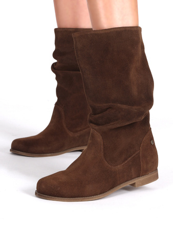 Maciejka Brown Knee-High Boots