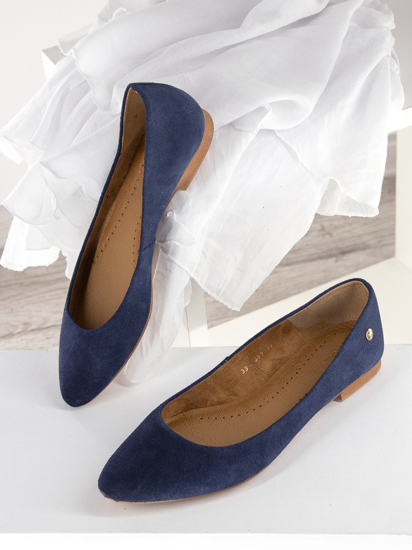 Maciejka 04100-43/00-8 Navy Ballerina