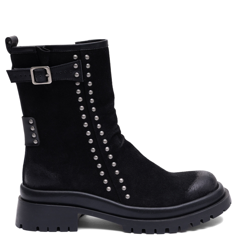 Maciejka Women's Leather Ankle Boots with Zipper Black K7727-01/00-7