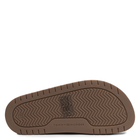 Tommy Hilfiger Leather Velcro Sandals Beige T3X2-34394-BEIGE