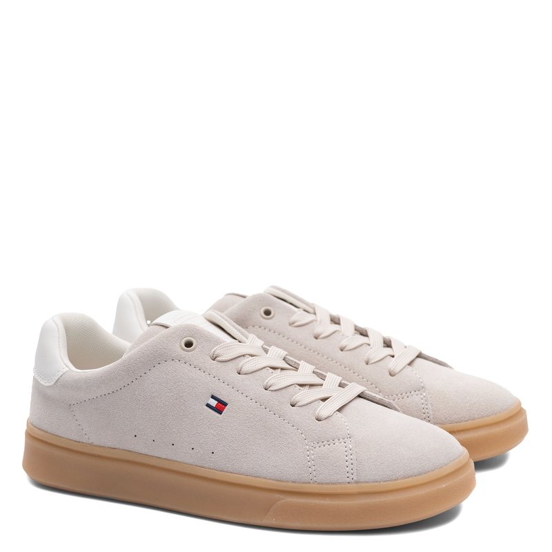 Tommy Hilfiger Zamszowe Sneakersy  Beżowe T3X9-34349-BEIGE