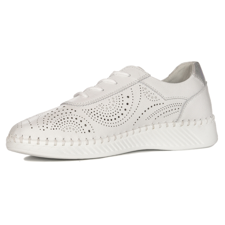T.Sokolski Women's White Flat Shoes
