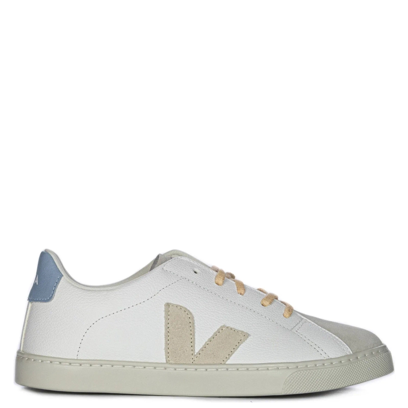 Veja Sneakersy damskie skórzane White Sable Steel białe