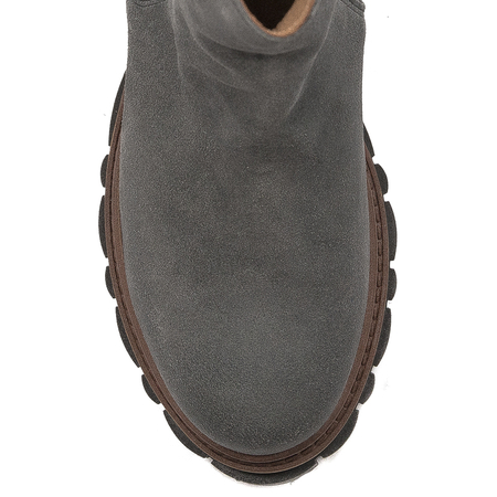 Maciejka 05312-03/00-6 Women's leather gray Boots