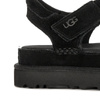 UGG Women's Leather Sandals Strap Black