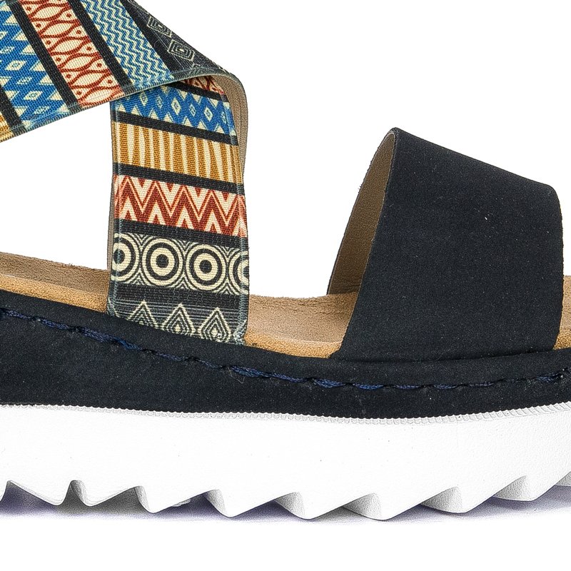 Rieker V44G8-14 Pazifik/Multiprint Navy Sandals