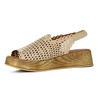 T.Sokolski Women's Leather Sandals Beige
