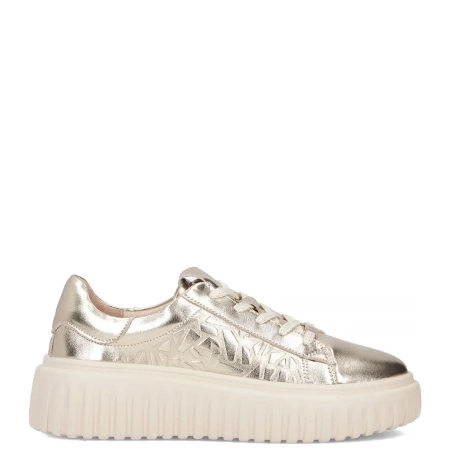 Filippo Leather Gold Low Shoes
