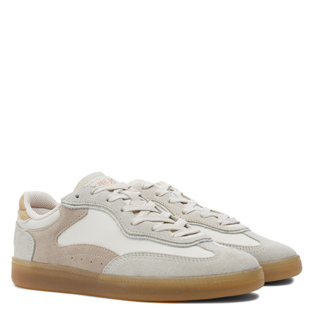 Hoff Leather Platform Sneakers Gum Sole Beige 12519020
