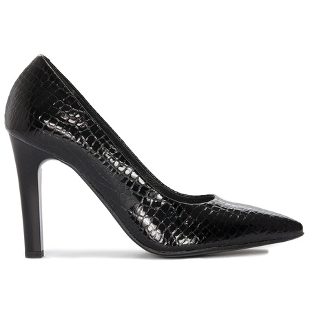 Bioeco by Arka Women's leather black pumps shoes