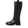 Tamaris Stylowe Czarne Kozaki z Naturalnej Skóry 1-25616-45-001