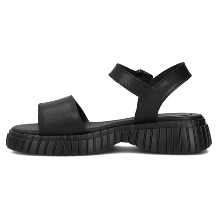 Filippo Women's Flat Sandals Black