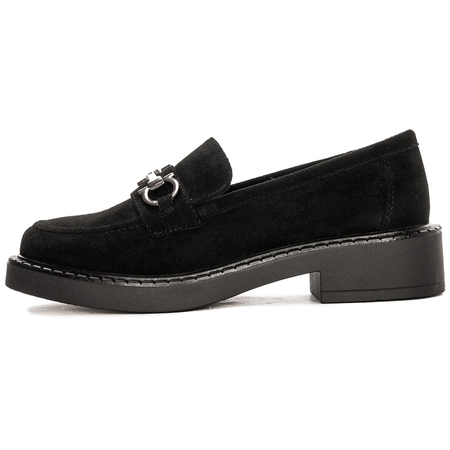 Women's loafers shoes Sergio Leone Black