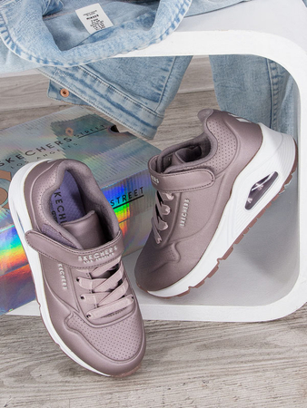 Sneakersy Skechers 310504L PEW Uno-Rose Shine Pewter