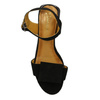 Maciejka Women's Heeled Leather Sandals Black