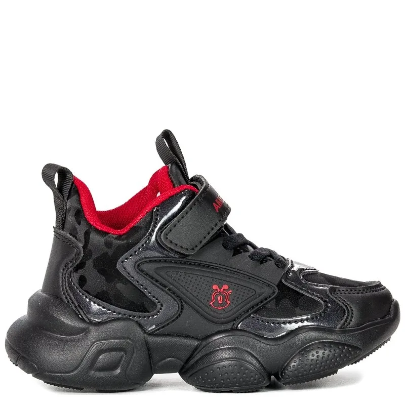 American Club BD14/21 Black/Red Sneakers