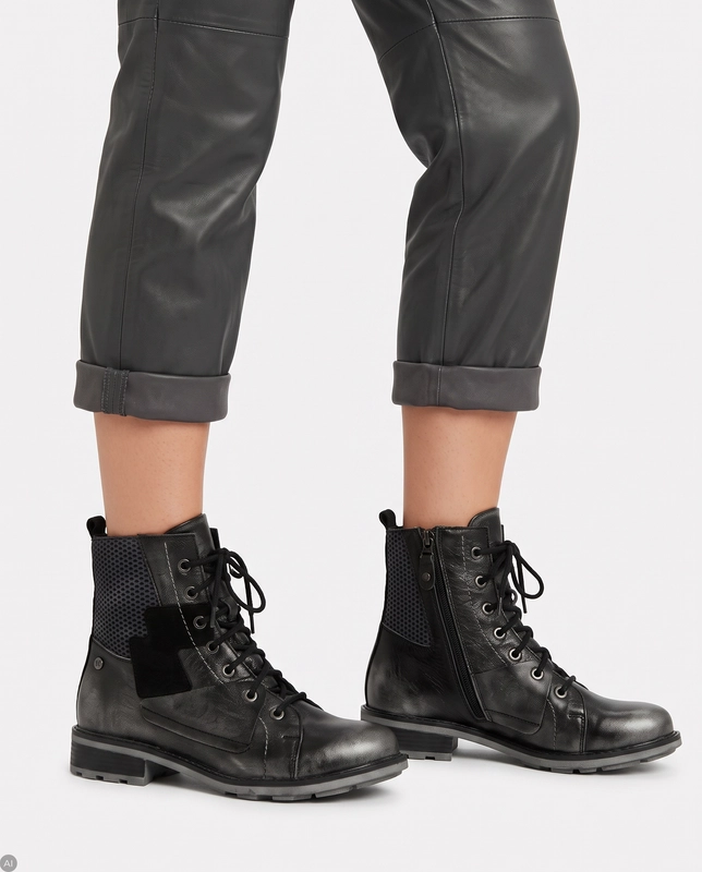 Maciejka Women's Leather Boots Black
