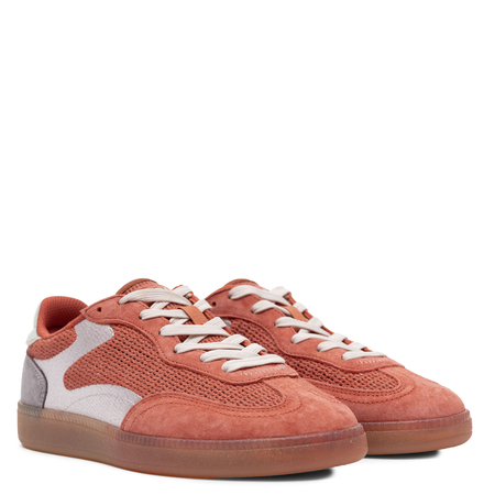 Hoff Breathable Mesh Leather Sneakers Women’s Retro Terracotta Red 12519017
