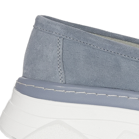 Filippo Women's Moccasins Leather Blue