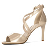 Sergio Leone Women's Sandals On A High Heel Gold