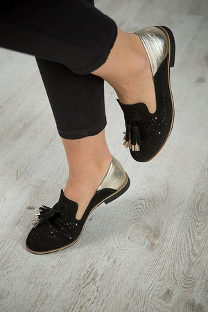 Maciejka 04484-01-00-5 Black Flat Shoes