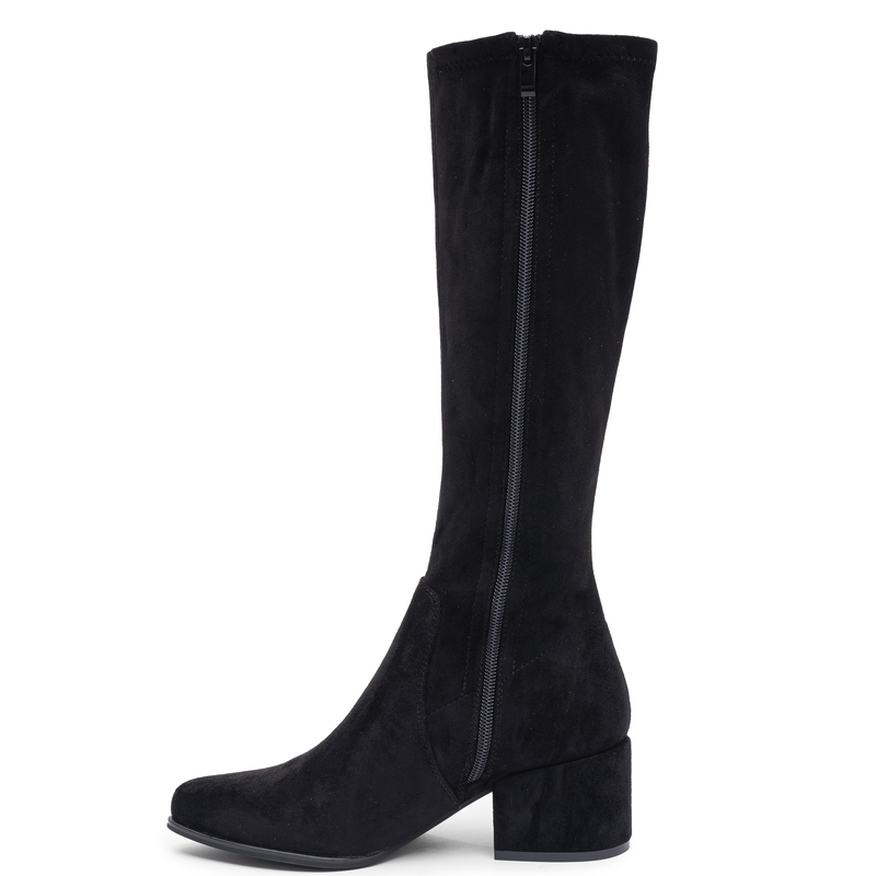 Sergio Leone Women's High Heel Boots Black KZ-212-BLACK