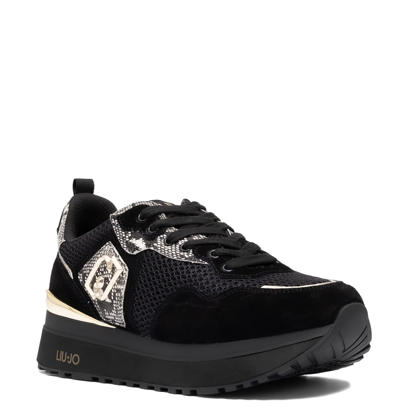 Liu Jo Sneakersy Damskie Na Platformie Black
