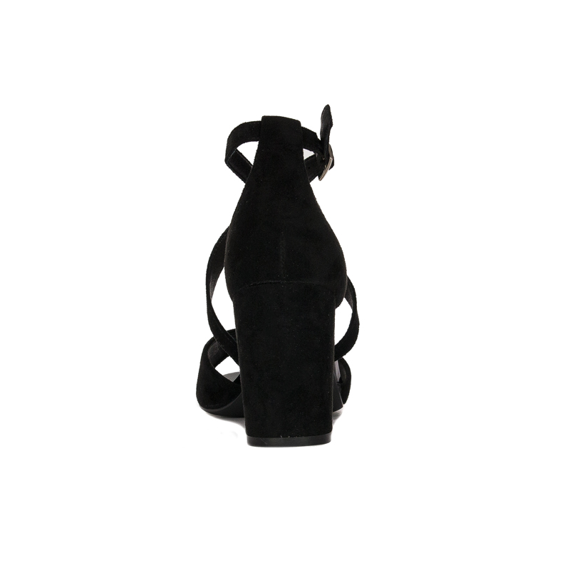 Sergio Leone SK865 Black Sandals