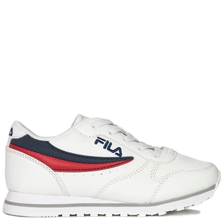 Fila Buty dziecięce sneakersy Orbit Low Kids White Dress Blue