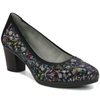 Maciejka 03763-43-00-5 Black Flowers Pumps