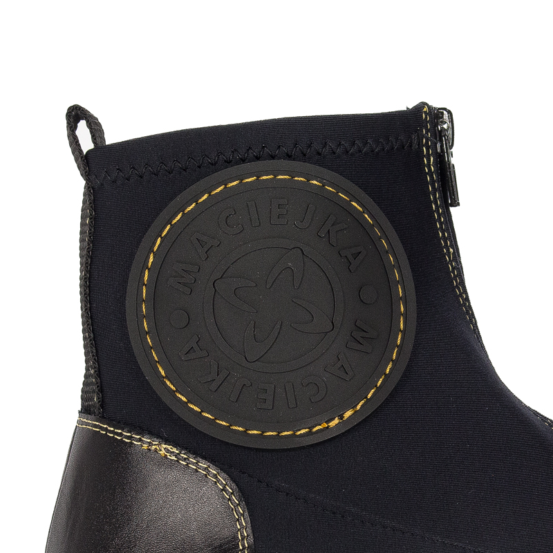 Maciejka 06297-01/00-8 Black and Yellow Boots