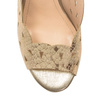 Sergio Leone Women's Gold Mix Sandals
