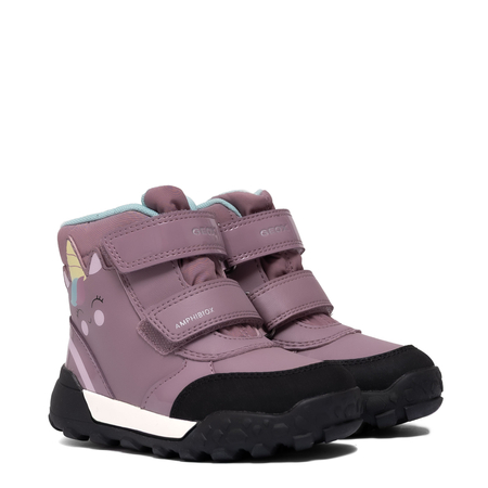 Geox Botki Dziewczęce Dark Purple