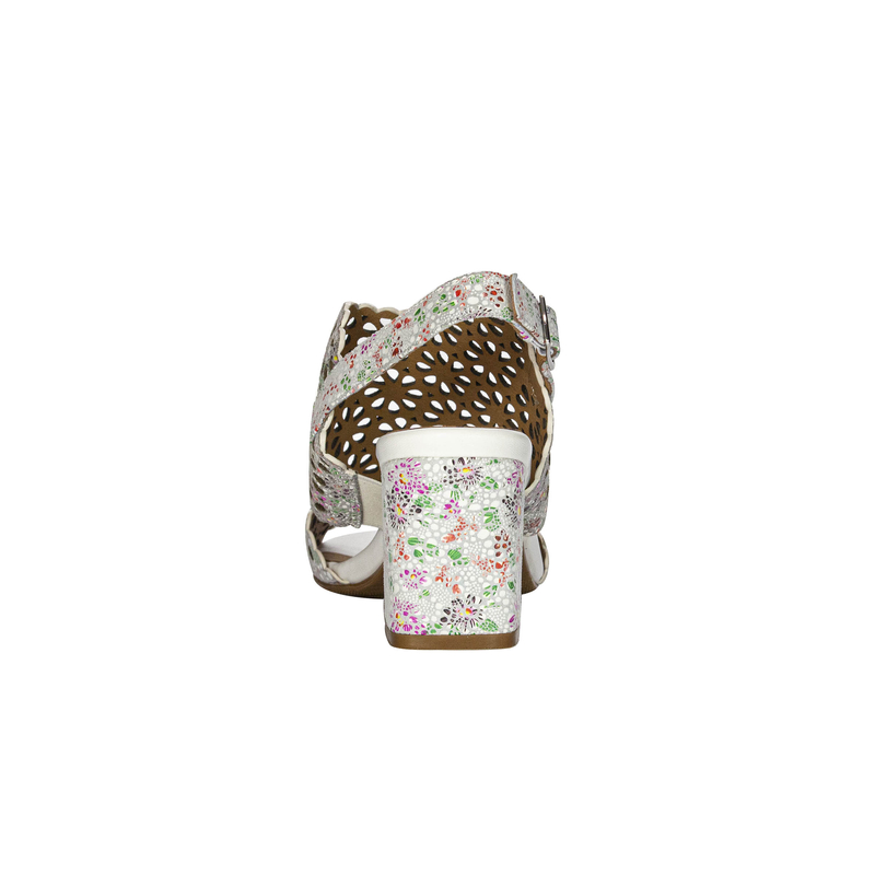 Maciejka N6518-11/00-1 White + Flowers Sandals