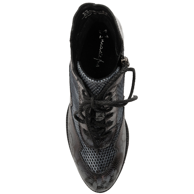 Maciejka Women's Leather Boots Ash White