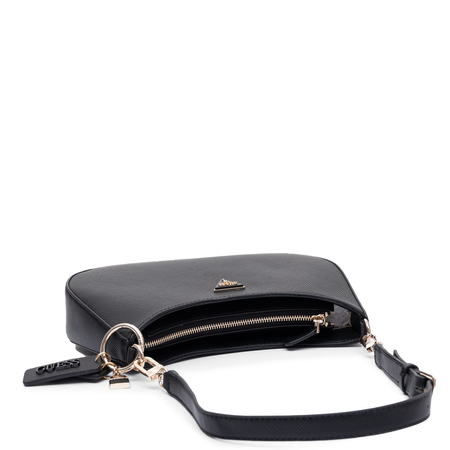 Guess Elegant Classic Shoulder Bag Baguette Small Black HWZG9672180-BLACK