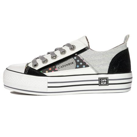 CAFENOIR Women's Sneakers Fabric Nero Black