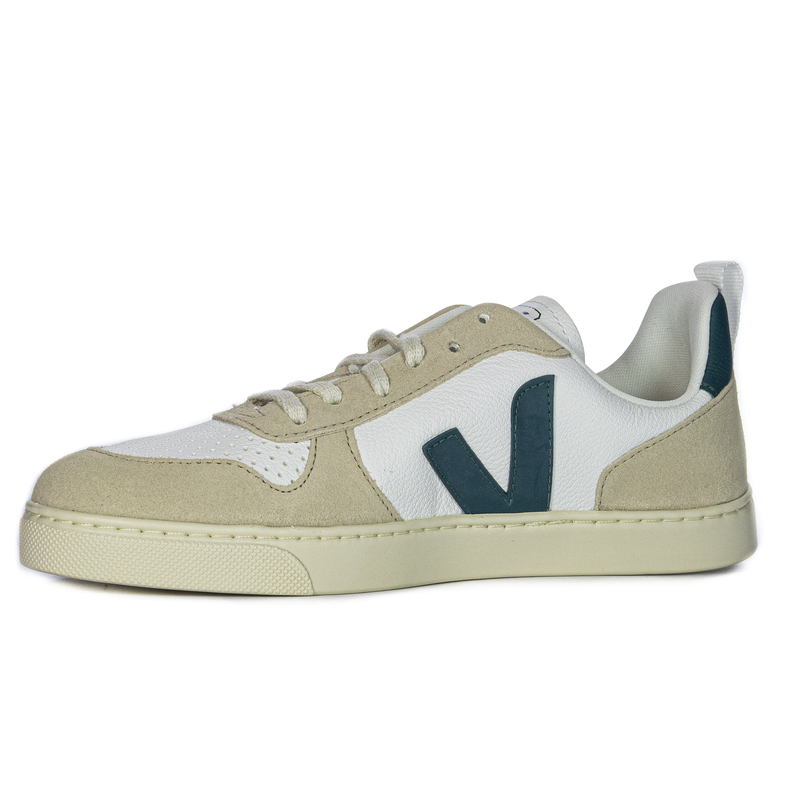 Veja Sneakersy damskie skórzane White Brittany Almond białe