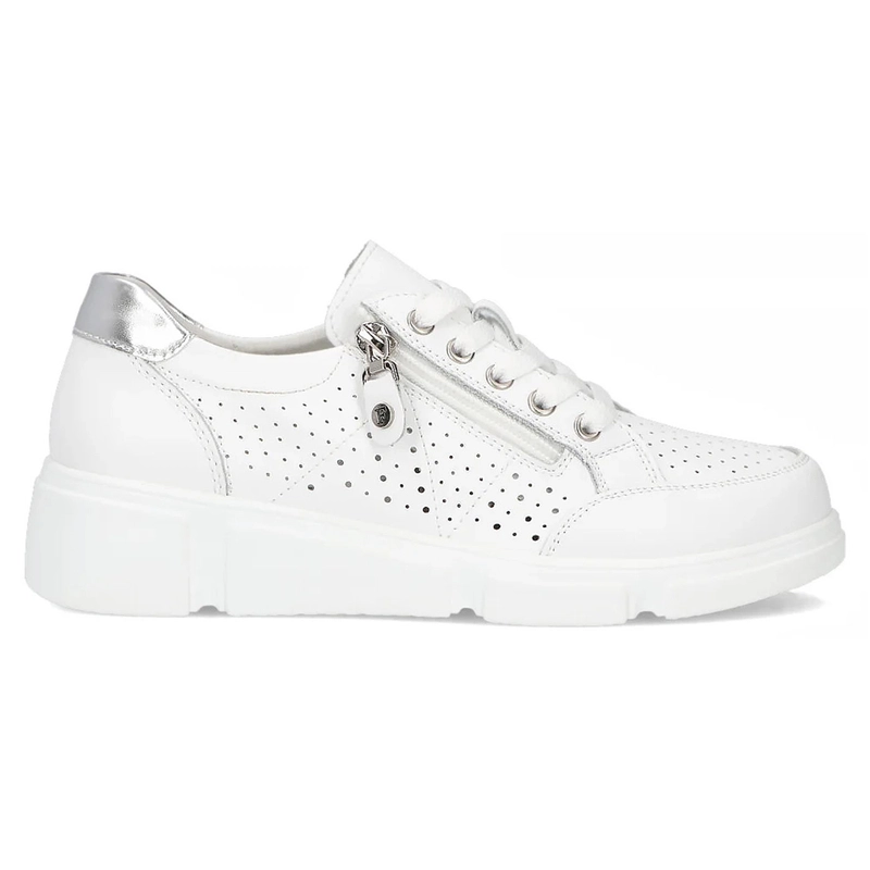 Filippo Sneakersy Damskie Skórzane Białe