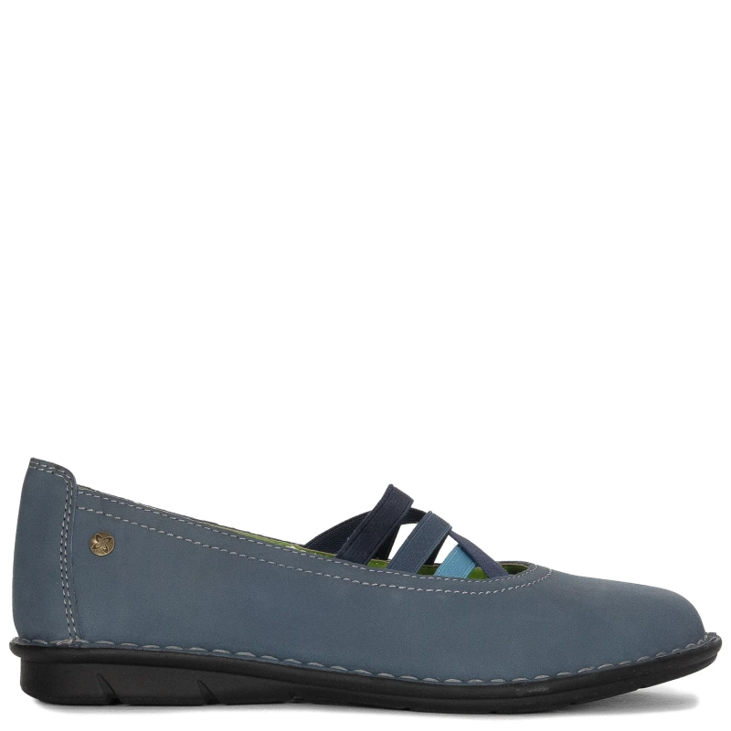 Maciejka Women's Half Shoes Leather Dark Blue