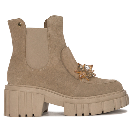 Maciejka Beige Corda Women's Boots