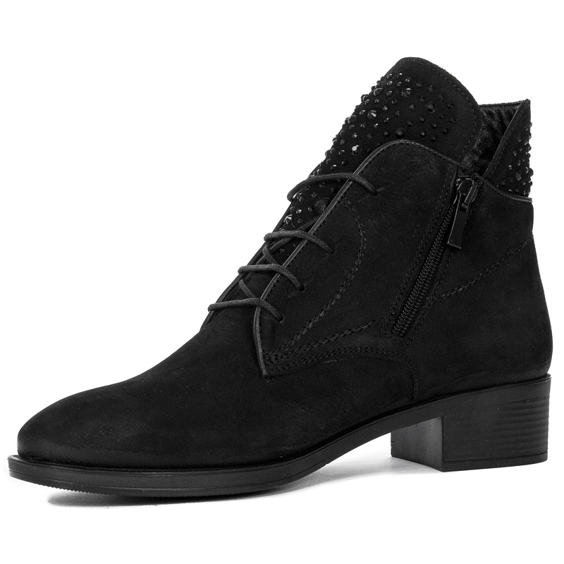 Sokolski SAR Z21-199 BLK Black Nubuck Boots