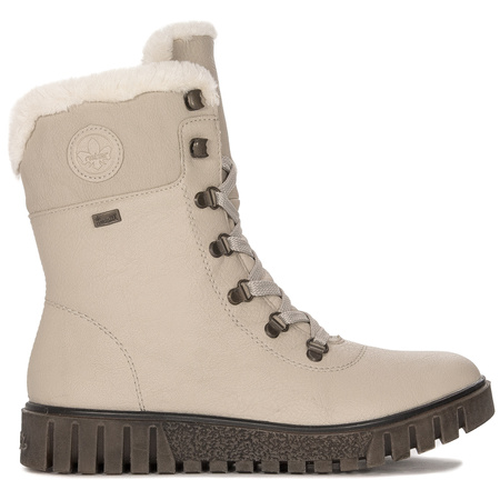 Rieker Boots women's beige insulated boots